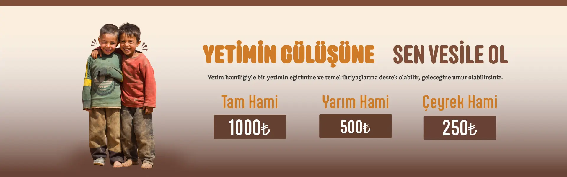 Yetim Hamiliği Slider Masaüstü