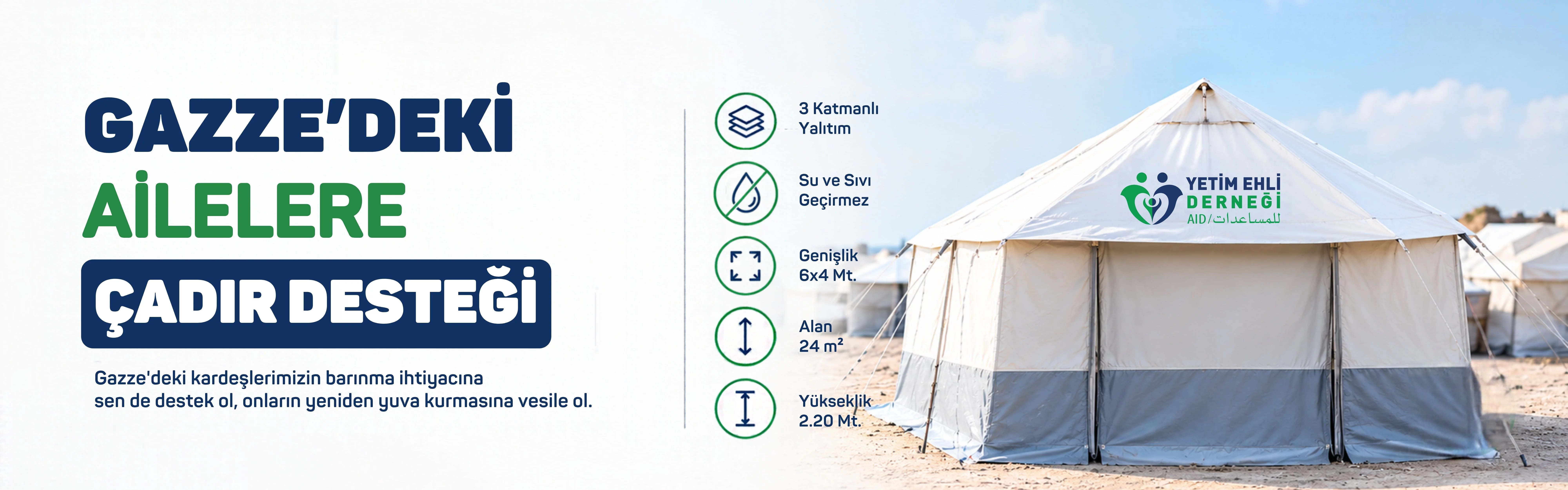 Gazze Çadır Slider Masaüstü